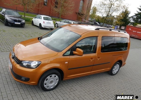 Volkswagen Caddy cena 43900 przebieg: 203445, rok produkcji 2015 z Osiek małe 211